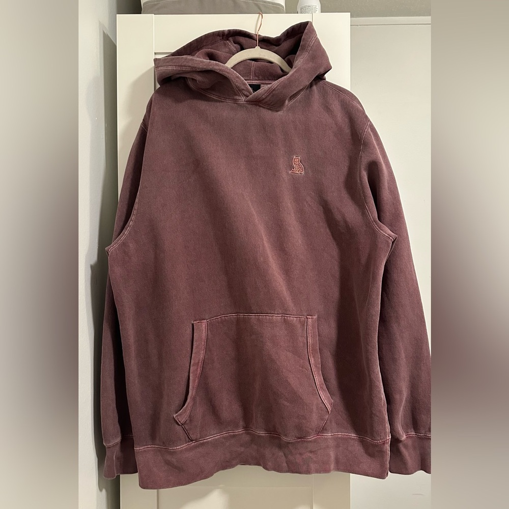 OVO Men’s Sz XXL Maroon Pullover Hoodie Sweatshirt Octobers Very Own Drake